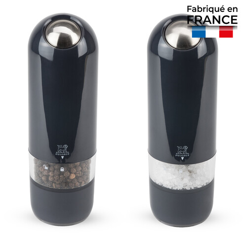 Set de 2 moulins à sel et à poivre électriques Alaska gris Quartz